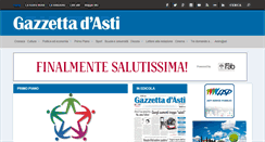 Desktop Screenshot of gazzettadasti.it